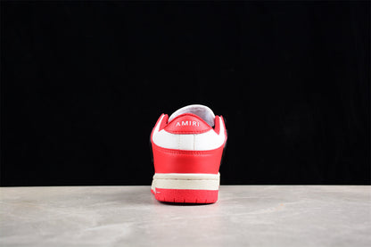 AMIRI Skel Top Low White Red Sneakers