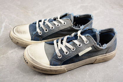 Balenciaga Paris Mid Denim Blue Sneakers