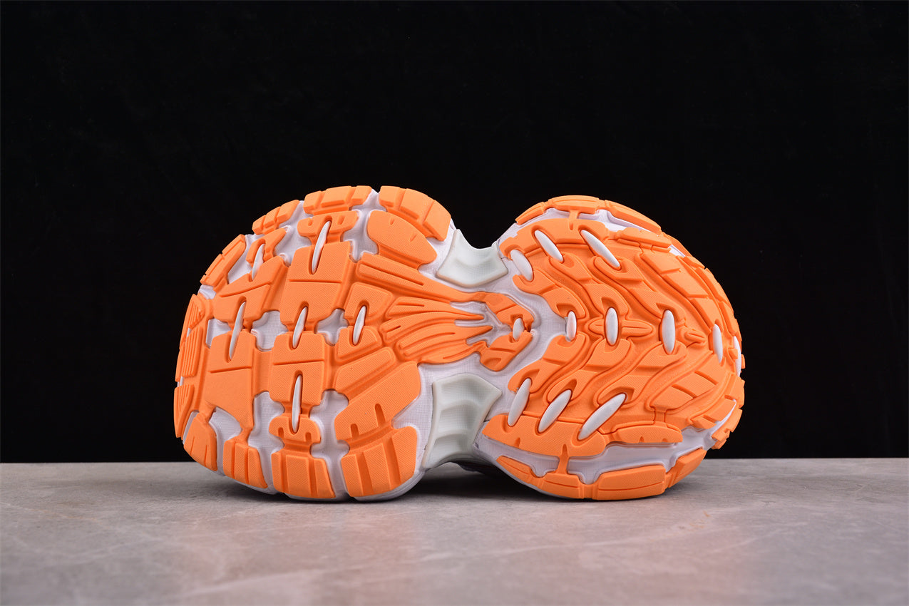 Balenciaga 10XL White Red Orange Mesh Sneakers