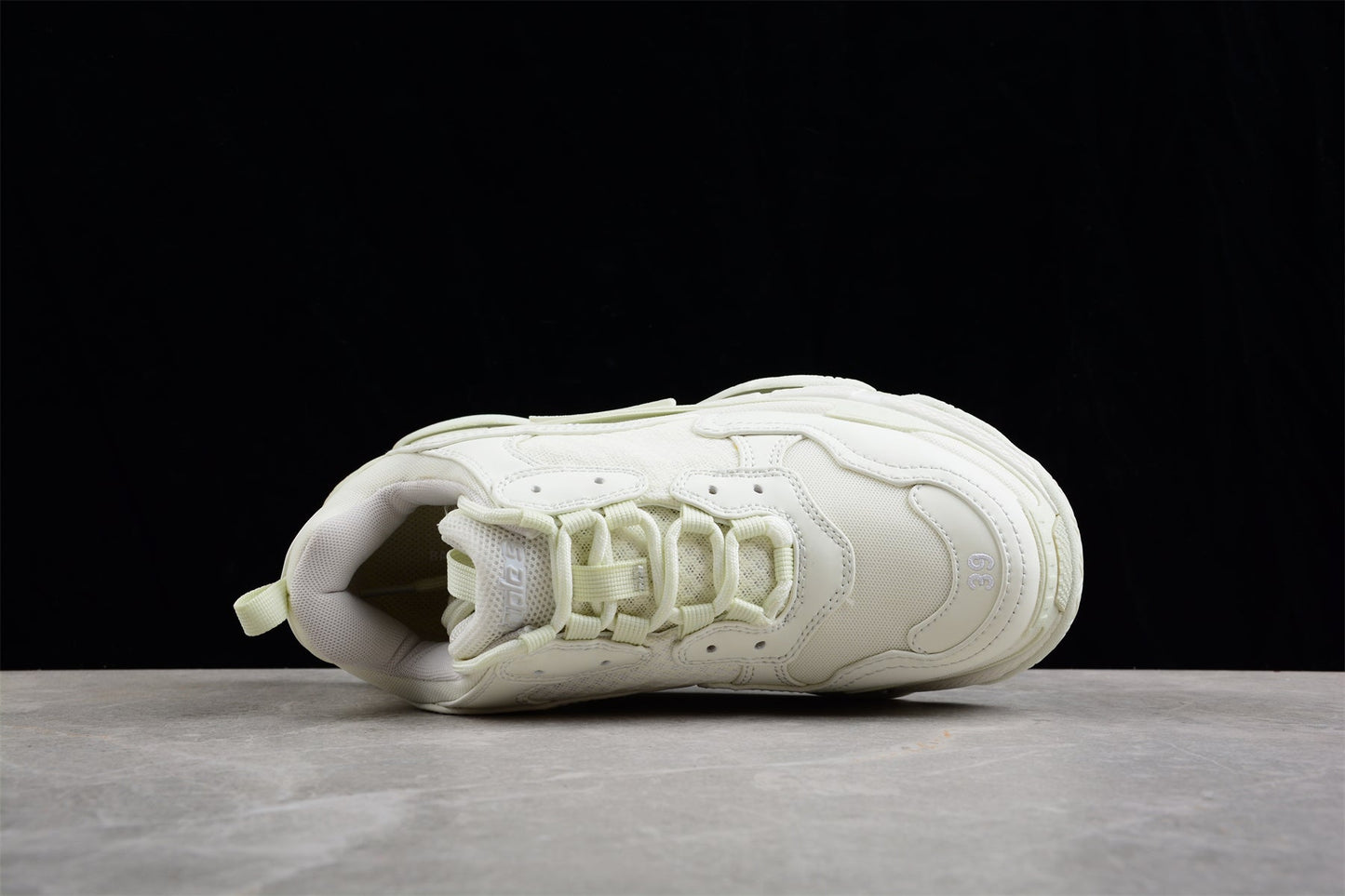 Balenciaga Triple S White Rubber Sneakers