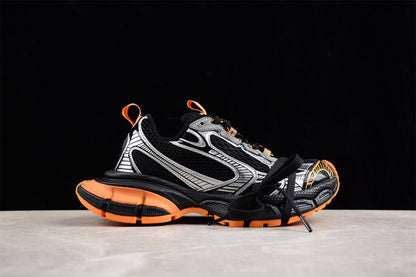 Balenciaga 3XL Black Orange Sneakers