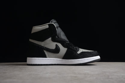 Air Jordan 1 Retro High OG Black Medium Grey Sneakers