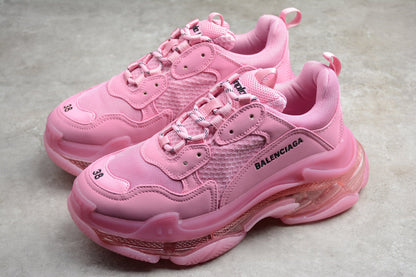 Balenciaga Triple S Clear Sole Pink Women’s Sneakers