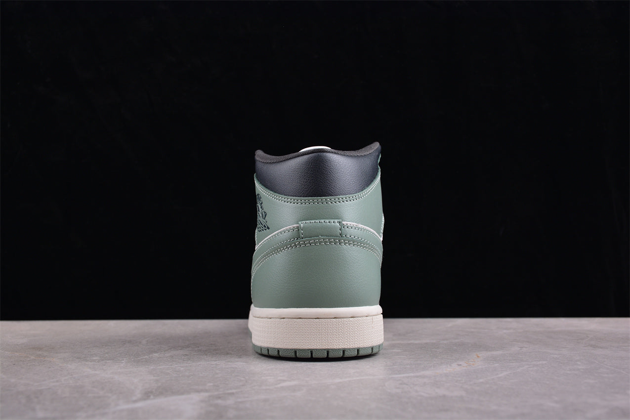 The Air Jordan 1 Mid "Jade Smoke"