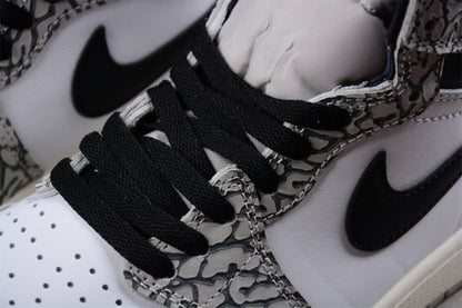 Air Jordan 1 High OG White Cement Sneakers