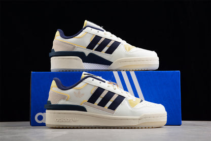 Adidas Forum Exhibit Low Off-White Shadow Navy Sneakers