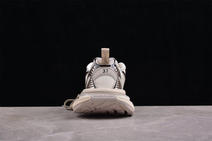 Balenciaga 3XL White & Champagne Gold