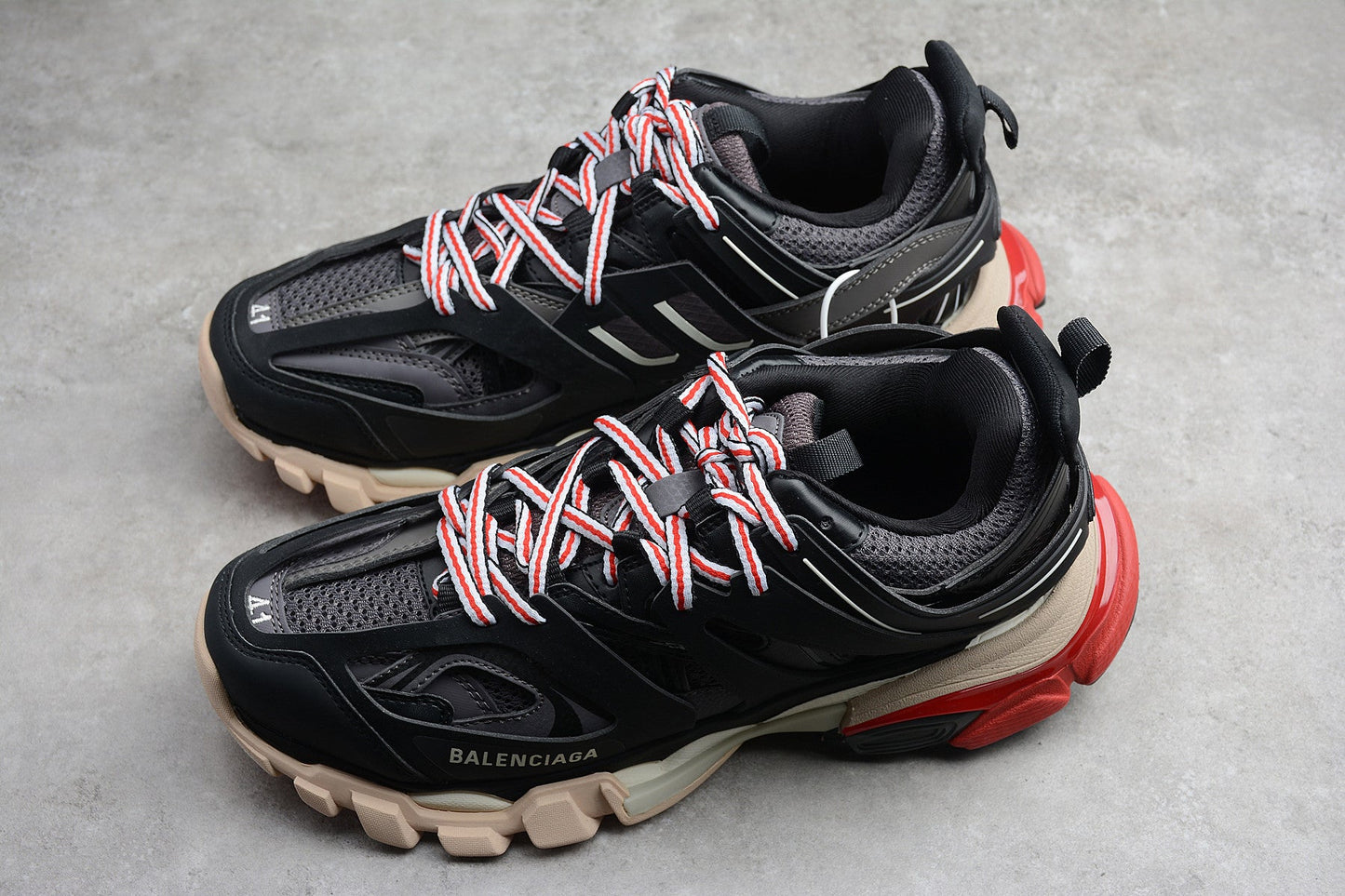 Balenciaga Track Trainer 'Black Red'