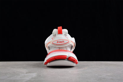 Balenciaga Track White Coral Orange Sneakers