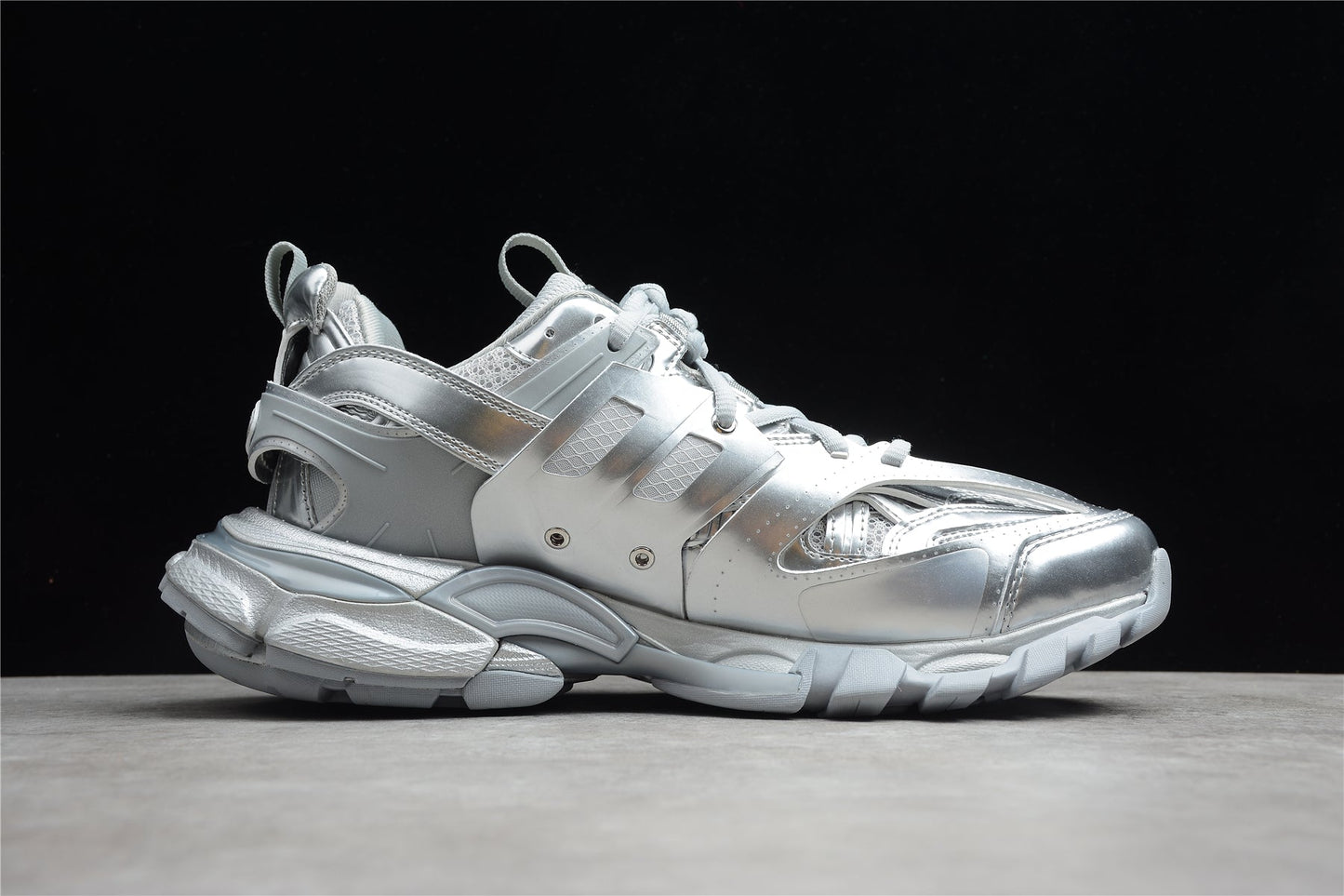 Women's Silver Track Lifestyle Sneakers