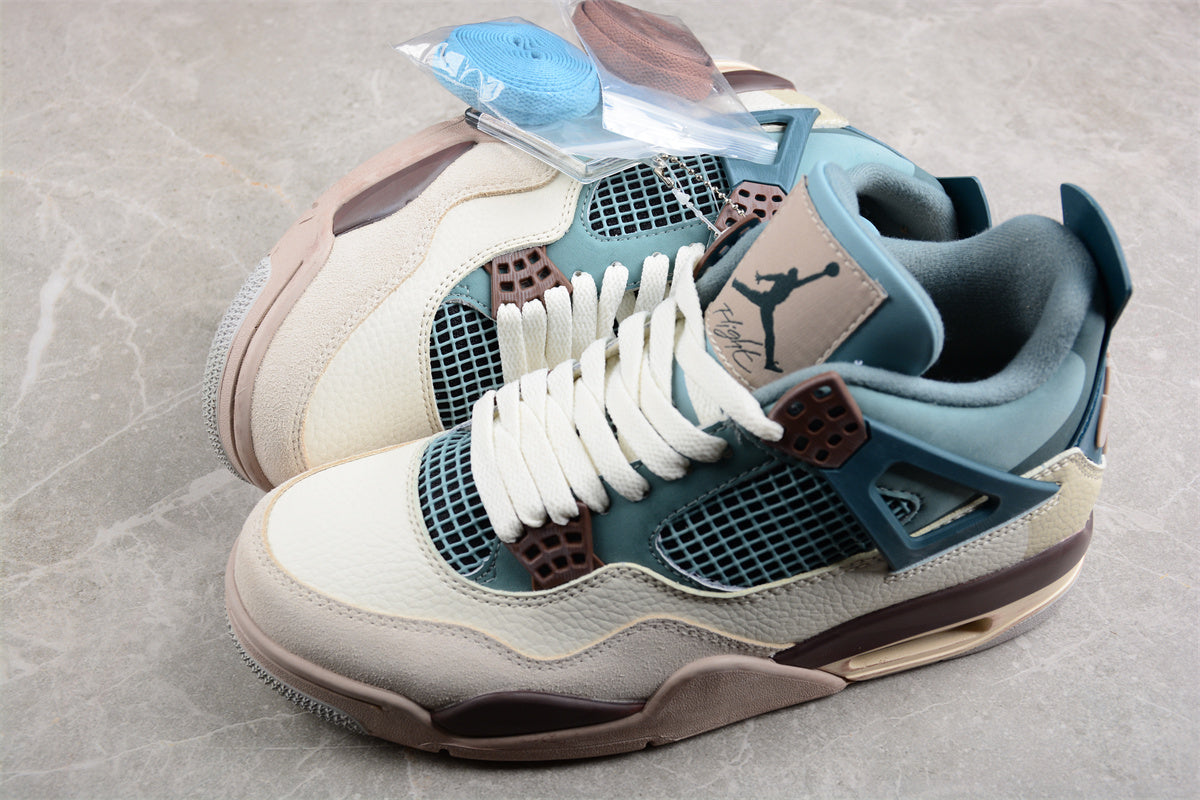 Custom Air Jordan 4 Retro “Snorlax & Doraemon”