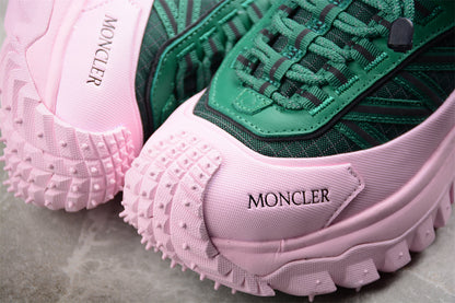 Moncler Trailgrip GTX Low Pink Olive Sneakers