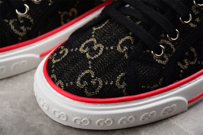 Gucci Tennis 1977 GG Canvas Black Ivory Sneakers
