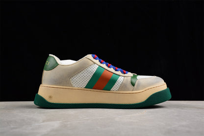 Gucci Screener Off-White Web Stripe Sneakers