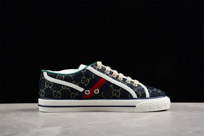 Gucci Tennis 1977 GG Denim Monogram Sneakers