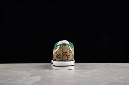Gucci Tennis 1977 GG Canvas Beige Ebony Sneakers