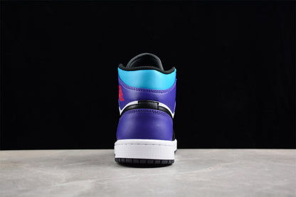 Nike Air Jordan 1 Mid Tropical Twist Aqua Sneakers