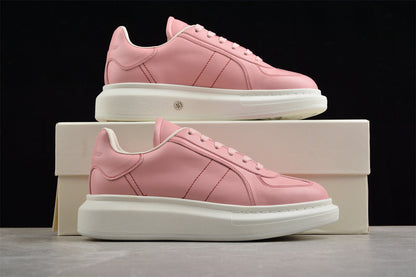 Alexander McQueen Oversized Pink Leather Sneakers