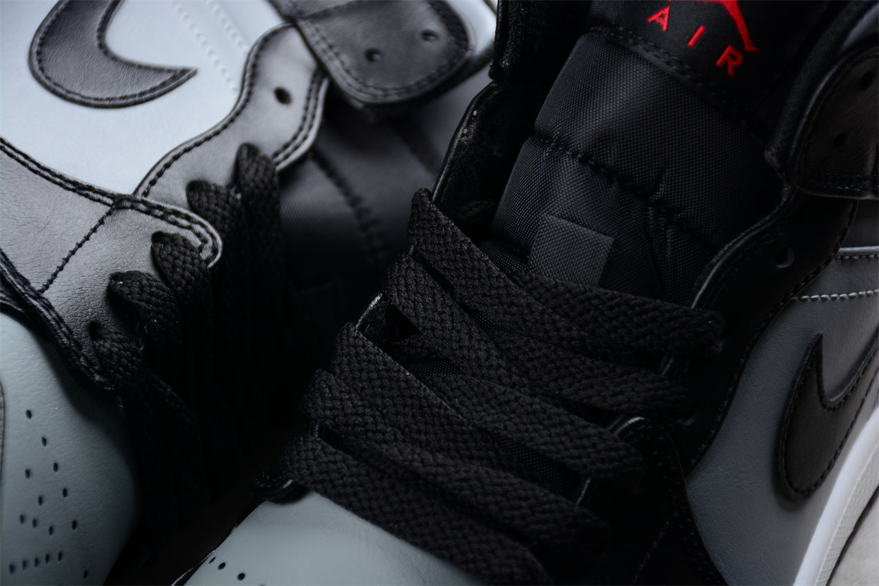 Nike Air Jordan 1 Mid "Shadow Red Black Particle Grey"