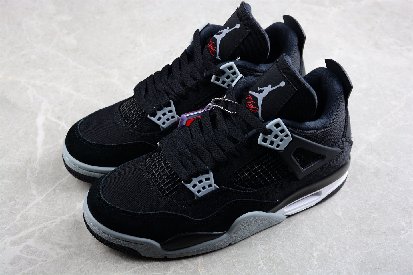 Air Jordan 4 Retro SE 'Black Canvas'