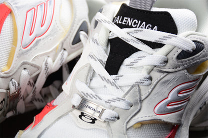 Balenciaga Cargo White Red Sneakers