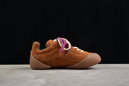Alexander McQueen Flexion Brown Suede Sneakers