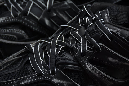 Men's Faded Black Track Sneakers