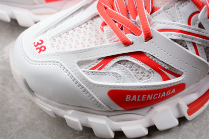 Balenciaga Track White Coral Orange Sneakers