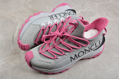 Moncler Trailgrip Lite 2 Grey Pink Sneakers