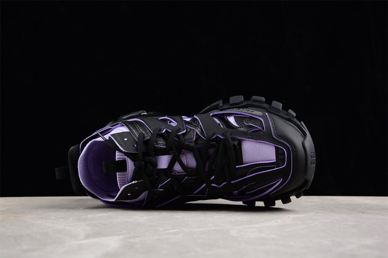 Balenciaga Track 3.0 Black Purple Sneakers