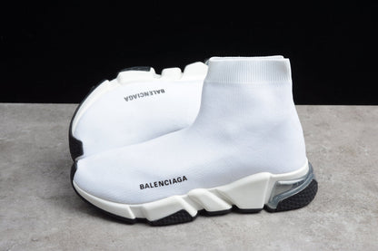 Balenciaga Off-White Speed Knit Sneakers