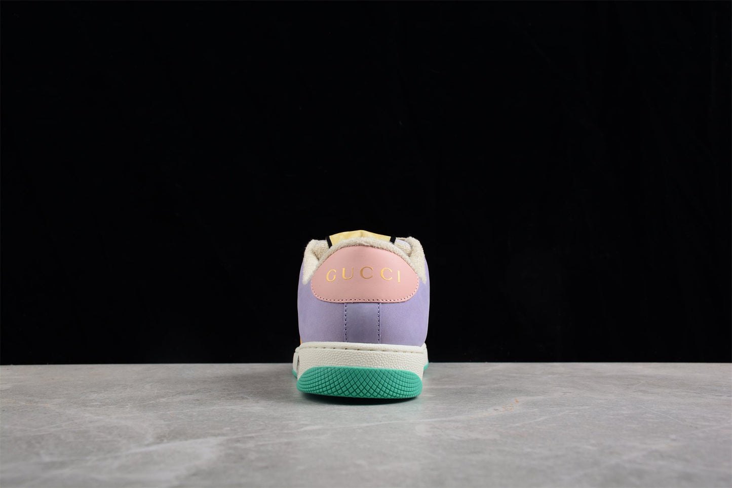Gucci Lovelight Screener Purple Orange Sneakers