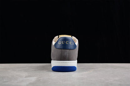 Gucci GG Screener Grey Navy Sneakers