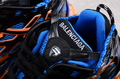 Balenciaga Runner Blue Orange Black Sneakers