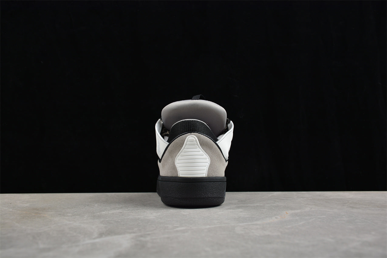 Lanvin Curb Sneaker (White/Anthracite)