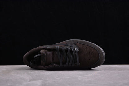 Nike Travis Scott x Air Jordan 1 Low OG Velvet Brown Sneakers
