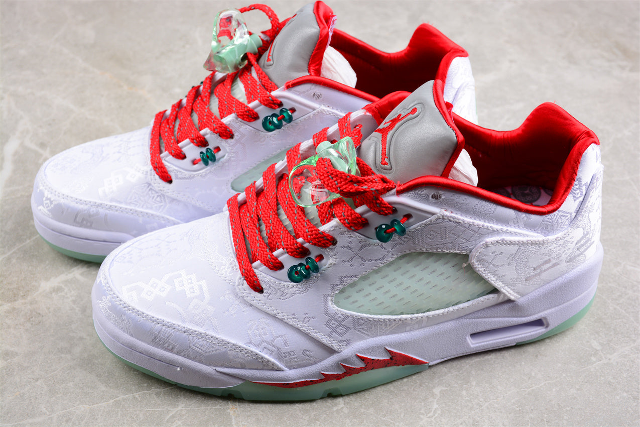 Nike Air Jordan 5 Low "White Silk"