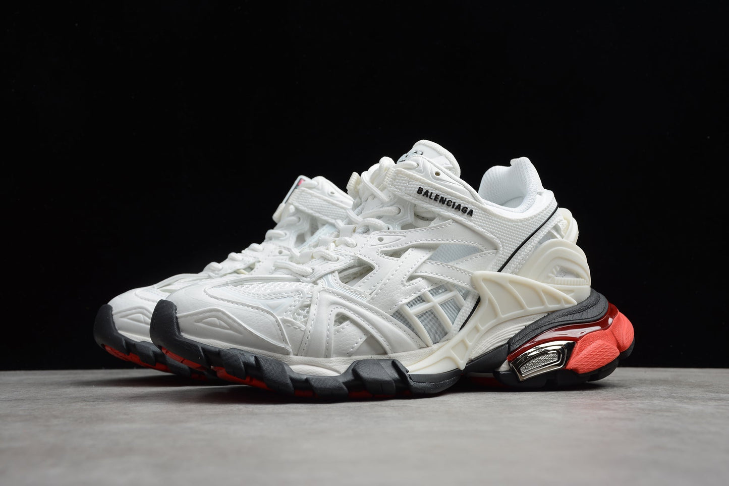 Balenciaga Track 2 White Red Sneakers
