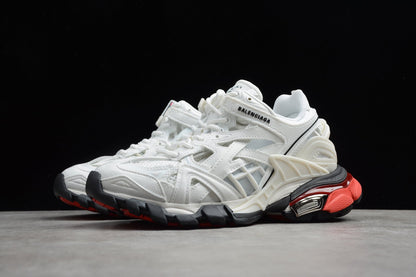 Balenciaga Track 2 White Red Sneakers