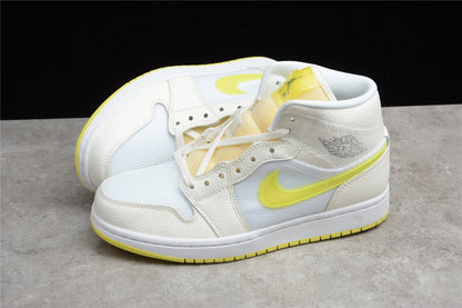 Nike Air Jordan 1 Mid SE Voltage Yellow Sneakers