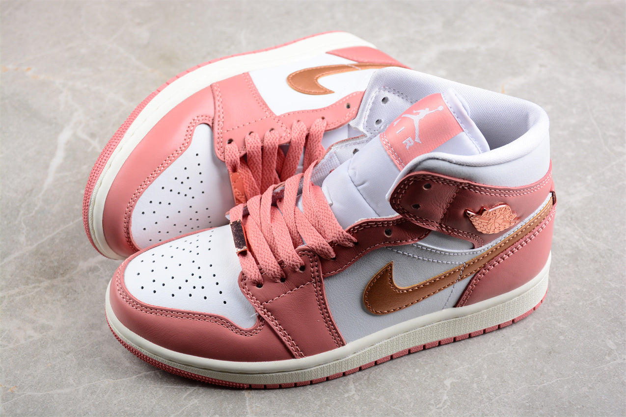 Nike Air Jordan 1 Mid SE "Red Stardust Sail"