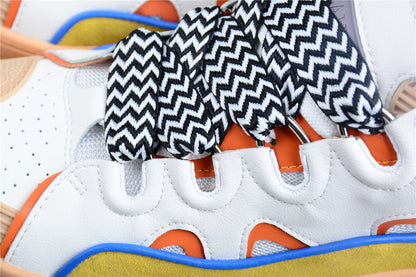 Lanvin Leather Curb Beige Sneakers