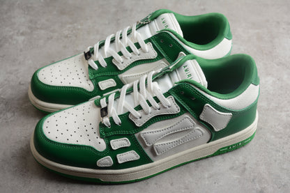 AMIRI Skel Top Low Green White Sneakers