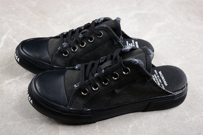 Balenciaga Canvas Low Mule Black