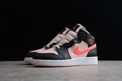 Air Jordan 1 Mid Black Atmosphere Sneakers