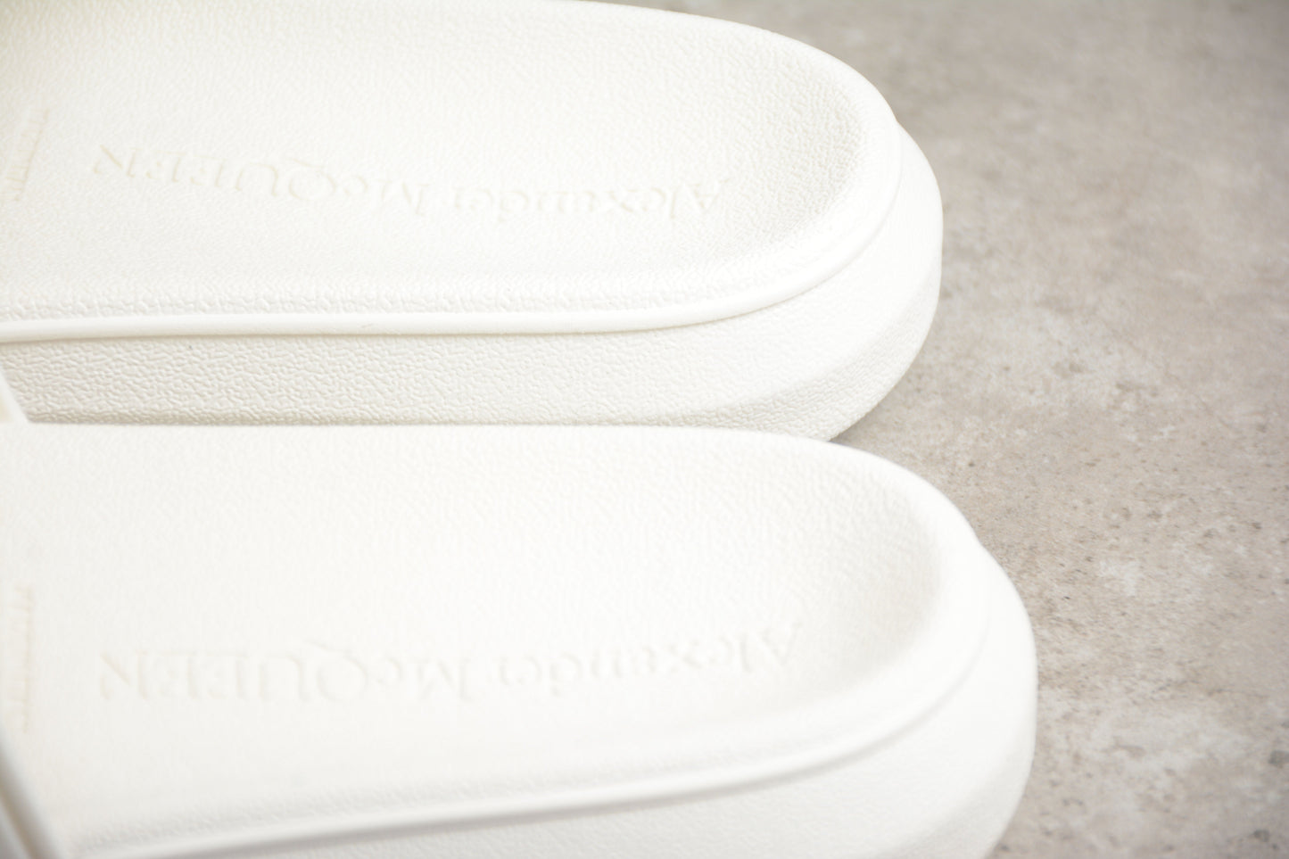 Alexander McQueen Pool Slide White