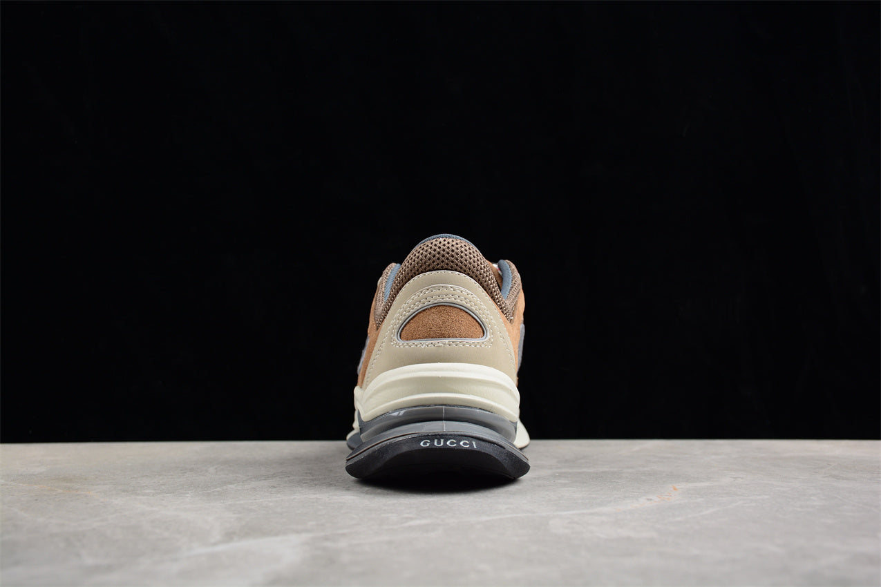 Gucci Run Mesh & Suede Beige Sneakers