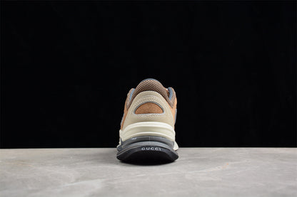 Gucci Run Mesh & Suede Beige Sneakers