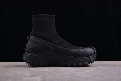 Moncler Trailgrip Sock Black Sneakers