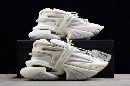 Balmain Unicorn All White Trainers